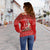 Tonga Christmas - Kilisimasi Fiefia Santas Polynesia Women Off Shoulder Sweater - LT2 - Polynesian Pride