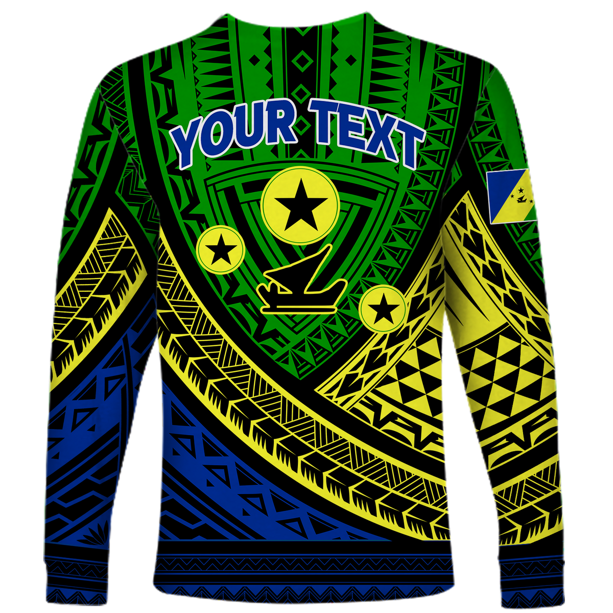 (Custom Personalised) Vanuatu Malampa Province Tribal Pattern Long Sleeve Shirt - LT12 - Polynesian Pride