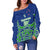 New Zealand South Island (Te Waipounamu) Pride Women Off Shoulder Sweater - LT12 - Polynesian Pride