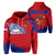 hawaiiPullover Hoodie American Samoa Sport Ver Unisex Red - Polynesian Pride