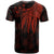 Fiji Custom T Shirt Polynesian Wings (Red) - Polynesian Pride