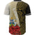 Solomon Islands Polynesian Custom Personalised Baseball Shirt - Coat Of Arm With Hibiscus Gold - Polynesian Pride