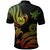 Tahiti Custom Polo Shirt Polynesian Turtle With Pattern Reggae - Polynesian Pride