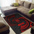 Niue Polynesian Area Rug - Red Tribal Wave - Polynesian Pride