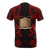 Tokelau T Shirt Tokelauan Coat of Arms Polynesian Tattoo Red Style - Polynesian Pride