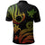 Cook Islands Custom Polo Shirt Polynesian Turtle With Pattern Reggae - Polynesian Pride