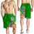 FSM Men's Shorts - Turtle Plumeria (Green) - Polynesian Pride