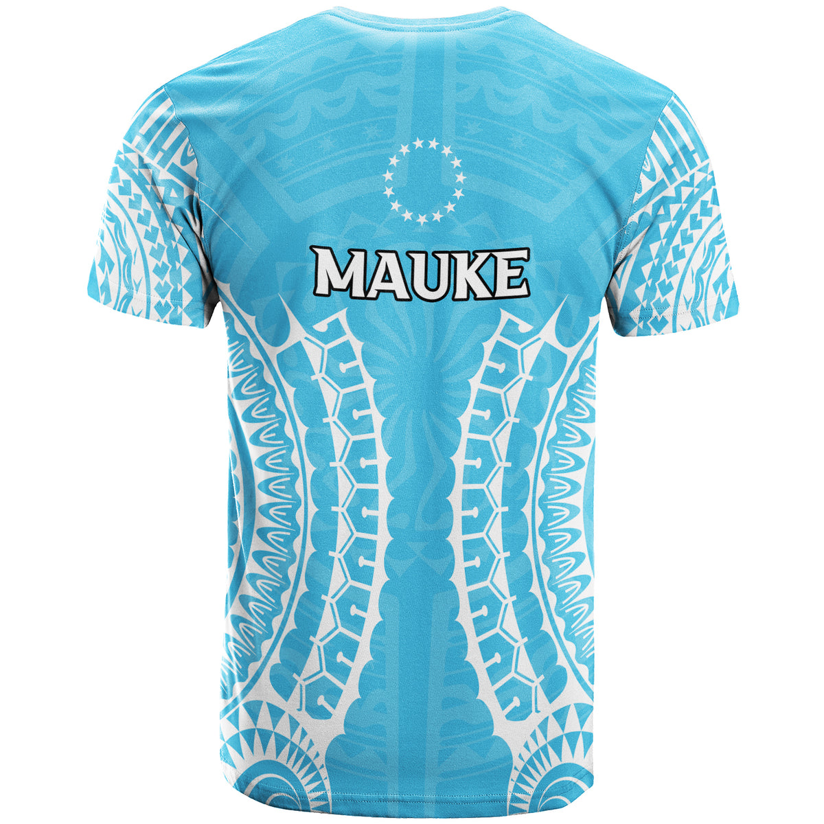 Cook Islands Mauke T Shirt Tribal Pattern LT12 - Polynesian Pride