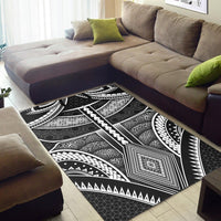Polynesian FSM Area Rug - Poly Pattern With COA Federated States of Micronesia - Polynesian Pride