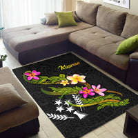 Kosrae Polynesian Area Rug - Plumeria Tribal - Polynesian Pride