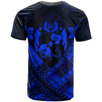 Tonga Polynesian T Shirt Tonga Blue Seal Camisole Hibiscus Style - Polynesian Pride