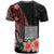 Kiribati T Shirt Red Polynesian Hibiscus Pattern Style - Polynesian Pride