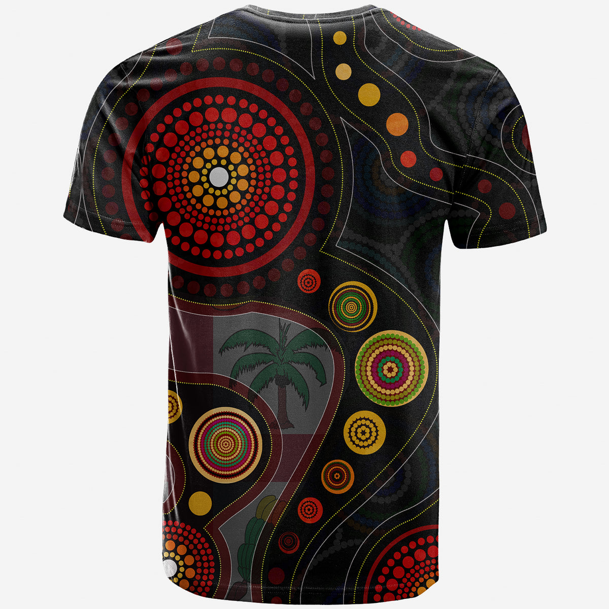 Fiji With Aboriginal T Shirt LT20 - Polynesian Pride