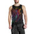 Solomon Islands Men Tank Top - Butterfly Polynesian Style Black - Polynesian Pride