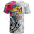 Tonga Custom T Shirt Summer Vibes (White) - Polynesian Pride