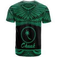 Chuuk Polynesian T Shirt Chuuk Pride Green Version - Polynesian Pride