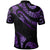 Tonga Custom Polo Shirt Polynesian Tattoo Purple Version - Polynesian Pride