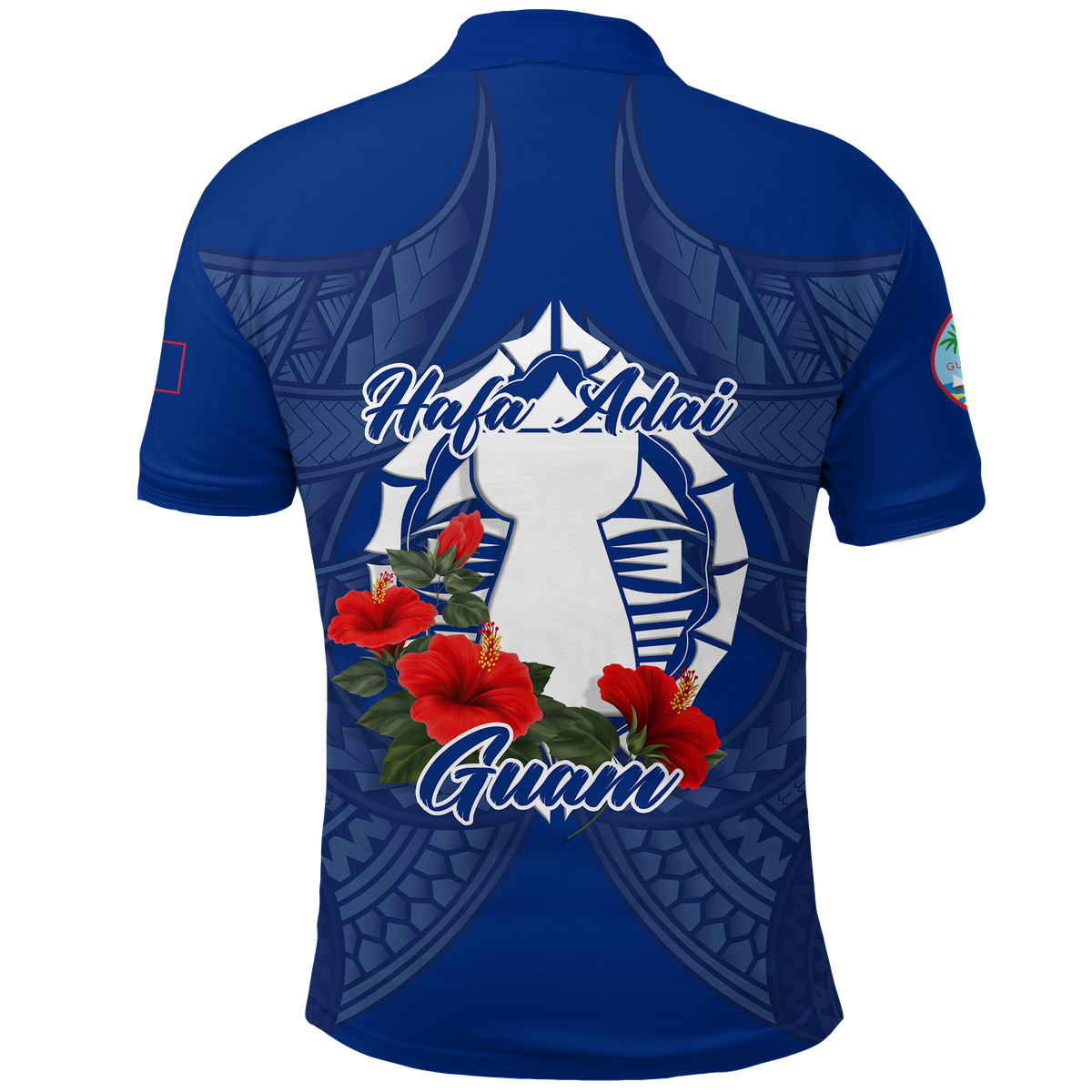 Hafa Adai Guam Legend Polo Shirt LT12 - Polynesian Pride