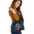 Nauru Polynesian Shoulder Hand Bag - Blue Turtle Hibiscus - Polynesian Pride
