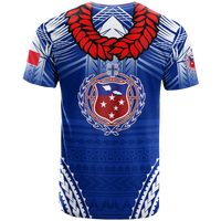 Custom Toa Samoa Rugby Ula Fala Art T Shirt LT12 - Polynesian Pride