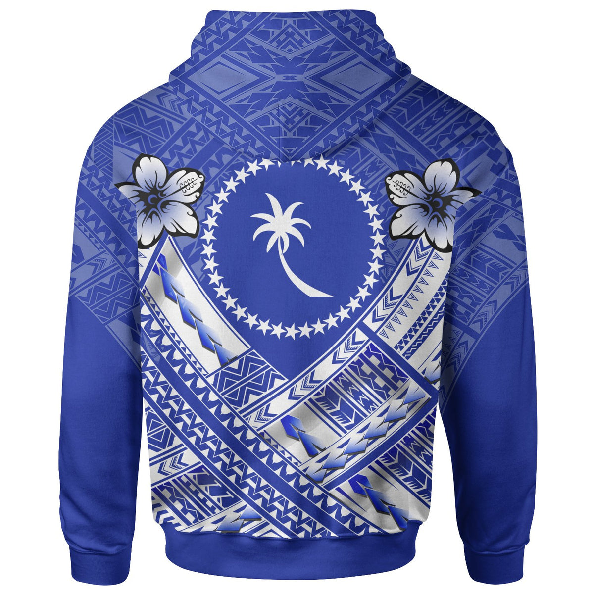 Chuuk Custom Hoodie Chuuk Flag Camisole Hibiscus Style - Polynesian Pride