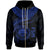 Federated States of Micronesia Polynesian Zip up Hoodie FSM Waves (Blue) Unisex Blue - Polynesian Pride