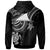 Tokelau Custom Zip up Hoodie White Turtle - Polynesian Pride