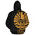 Tahiti (French Polynesia) Custom Polynesian Hoodie Yellow Line - Polynesian Pride