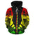 Turtle Polynesian Custom Zip up Hoodie Reggae Tattoo - Polynesian Pride