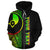 Yap Polynesian Custom Zip up Hoodie Reggae Line - Polynesian Pride