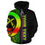 Vanuatu Polynesian Custom Zip up Hoodie Reggae Line - Polynesian Pride