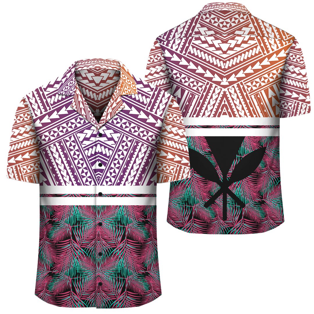 Hawaii Summer Tropical Polynesian Kanaka Hawaiian Shirt Unisex Red - Polynesian Pride
