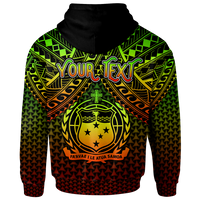 Polynesian Samoa Custom Hoodie Reggae Vintage Polynesian Patterns - Polynesian Pride