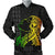 Hula Girl And Turtle Hibiscus Men's Bomber Jacket Black - Polynesian Pride