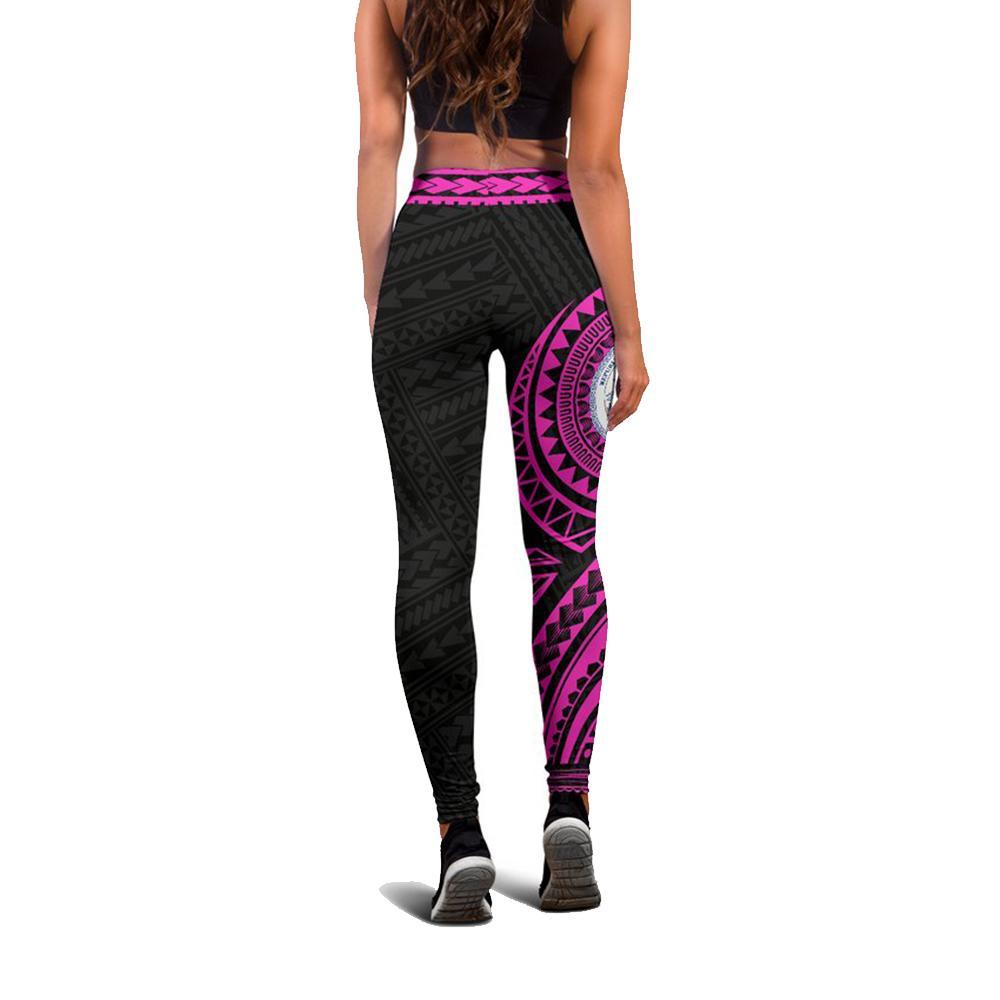 Marshall Islands 1st Leggings (Pink) A6 - Polynesian Pride
