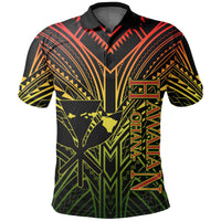 Hawaii Polo Shirt Reggae Kanaka Maoli - Polynesian Pride