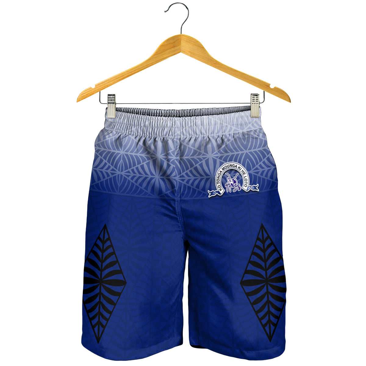 Tupou College Men Shorts Old Boys Tongan Tapa LT13 - Polynesian Pride