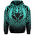 Hawaii Maka Polynesian Kanaka Maoli Hoodie Heaven Style Turquoise - Polynesian Pride