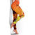 Samoa Women's Leggings - Tribal Tuna Fish Orange - Polynesian Pride