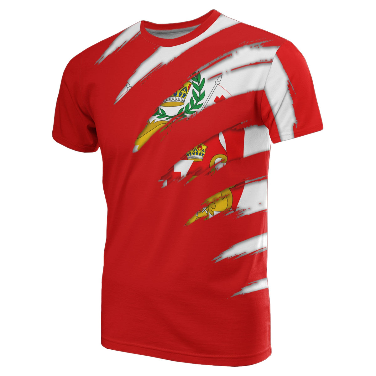 Tonga T Shirt Tonga Coat of Arms Unisex Red - Polynesian Pride