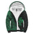 Kanaka Hawaii Map Green Polynesian Sherpa Hoodie - Circle Style AH Green - Polynesian Pride