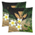 Kanaka Maoli (Hawaiian) Pillow Cases, Polynesian Plumeria Banana Leaves Gold - Polynesian Pride