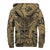 Polynesian Patterns Sherpa Hoodie - Gold Style - Polynesian Pride