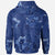 Polynesian Hoodie Hibiscus Blue - Polynesian Pride