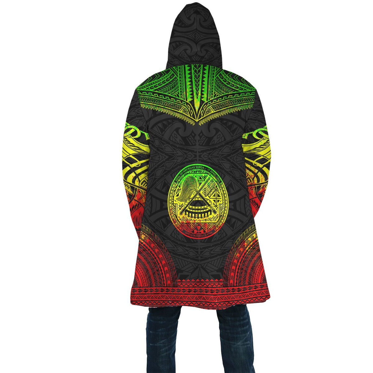 American Samoa Polynesian Chief Cloak - Reggae Version - Polynesian Pride