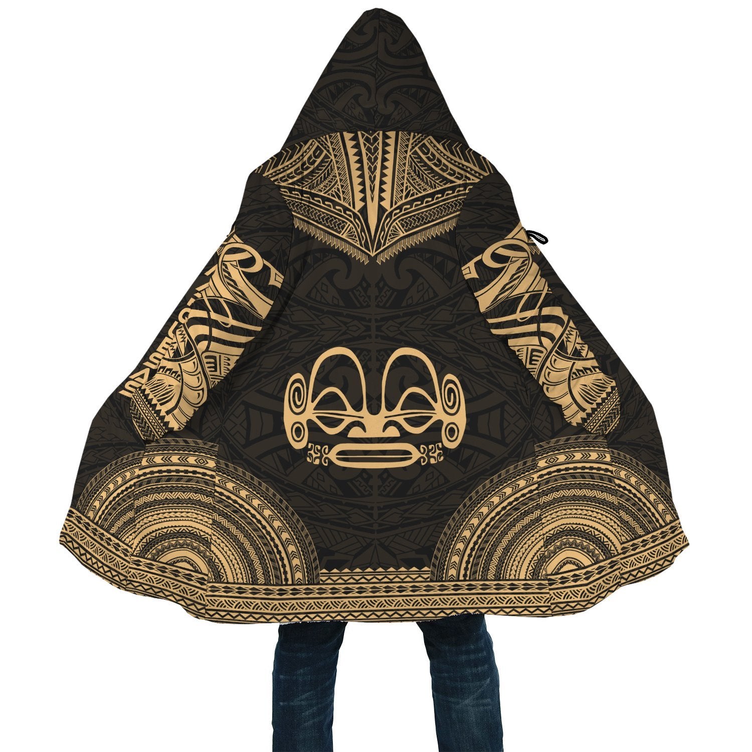 Marquesas Islands Polynesian Chief Cloak - Gold Version - Polynesian Pride