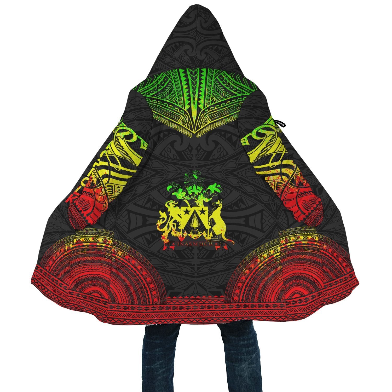 Norfolk Island Polynesian Chief Cloak - Reggae Version - Polynesian Pride