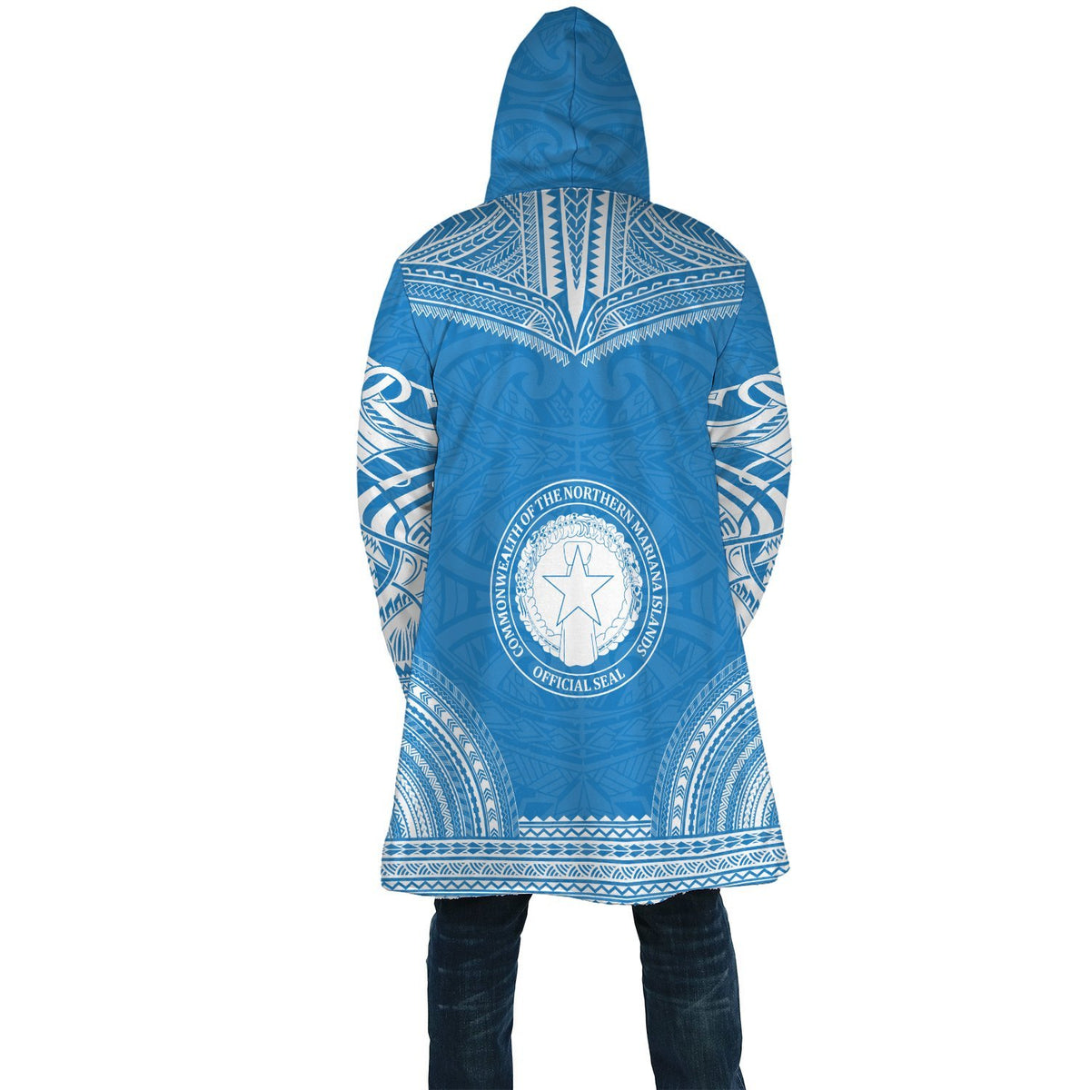 Northern Mariana Islands Flag Polynesian Chief Cloak - Polynesian Pride