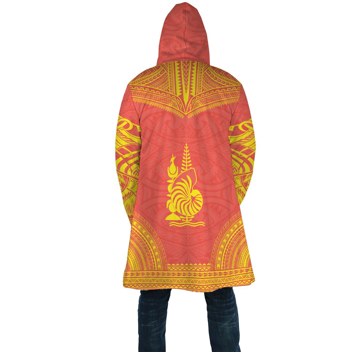 New Caledonia Flag Polynesian Chief Cloak - Polynesian Pride