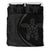 Hawaiian Hibiscus Turtle Polynesian Bedding Set-Circle Style Grey Black - Polynesian Pride